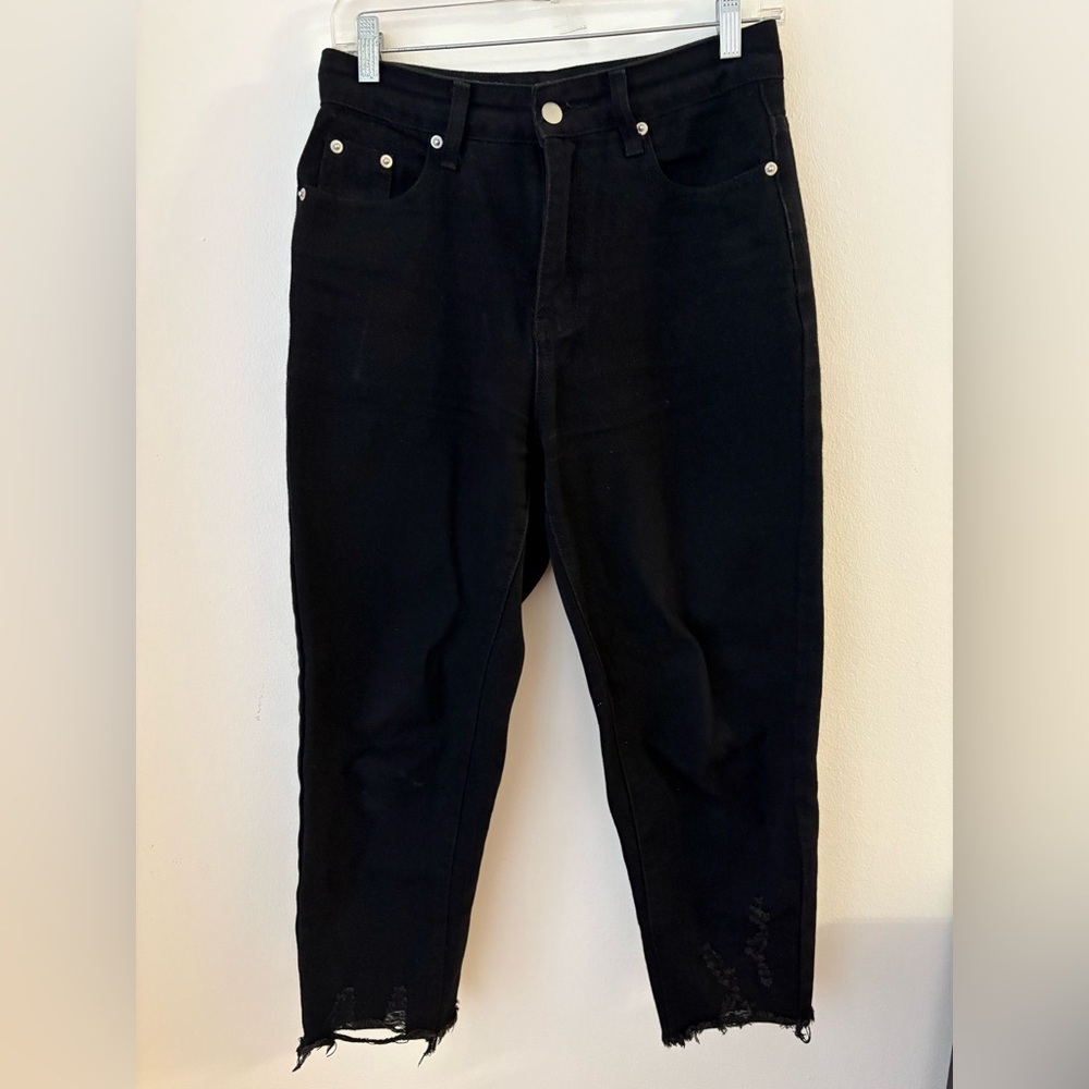 Straight leg Black Jeans